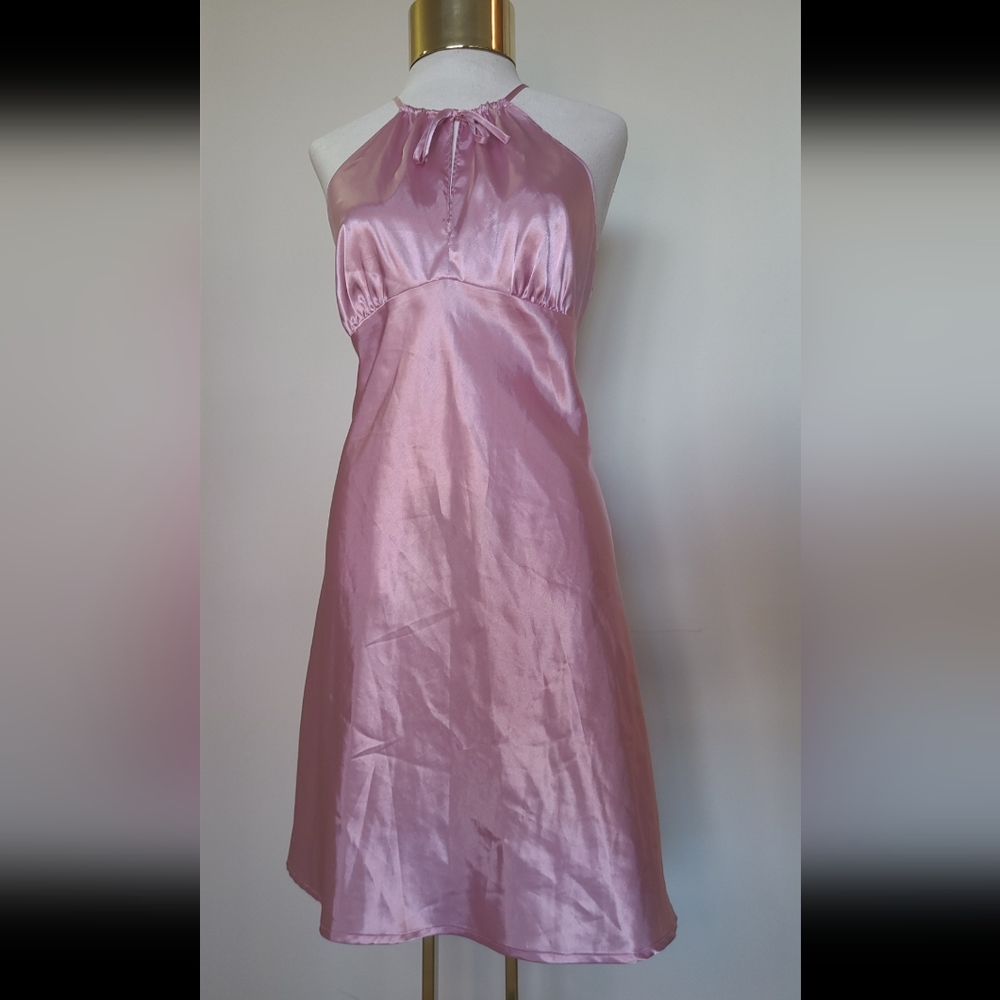 La Senza - Pink Satin Night Gown - Size L
